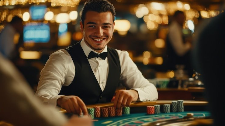 Live dealer environment at olbwin login Hood vs Wolf table